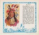Big Snake, No. 17, collector card from the American Indian Series (D6), issued by the Kelley Baking Company to promote Kelley's Bread, Kelley Baking Company  American, Commercial color lithograph
