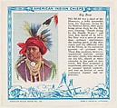 Big Bear, No. 18, collector card from the American Indian Series (D6), issued by the Kelley Baking Company to promote Kelley's Bread, Kelley Baking Company  American, Commercial color lithograph