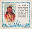 Always Riding, No. 24, collector card from the American Indian Series (D6), issued by the Kelley Baking Company to promote Kelley's Bread, Kelley Baking Company  American, Commercial color lithograph