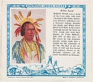 White Swan, No. 25, collector card from the American Indian Series (D6), issued by the Kelley Baking Company to promote Kelley's Bread, Kelley Baking Company  American, Commercial color lithograph