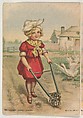 Goosey, Goosey Gander, insert card from the Children, Holidays, Etc. series (D23), issued by the Weber Baking Company, Weber Baking Company  American, Commercial color lithograph