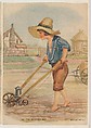 The Barefoot Boy, insert card from the Children, Holidays, Etc. series (D23), issued by the Weber Baking Company, Weber Baking Company  American, Commercial color lithograph