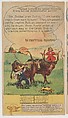 Spanish Cattle of the Spanish Peninsula, Central Europe, collector card from the Dotty, Bob and Trix Cards series (D27), issued by the Pryor Baking Company, Pryor Baking Company, Commercial color lithograph