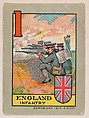 England, Infantry, bakery insert from the European War Flip Cards series (D28), issued by the Welle-Boettler Bakery Company, Welle-Boettler Bakery Company American, Commercial color lithograph