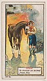 How to Rescue an Animal From Fire, No. 16, bakery insert card from the How To Do It series (D45), issued by the Welle-Boettler Bakery Company, Welle-Boettler Bakery Company American, Commercial color lithograph