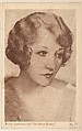 Betty Compson, No. 22, bakery card from the Film Stars series (D32), issued by the Drake Brothers Bakery, Drake Brothers Bakery  American, Commercial photolithograph