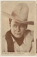 Tom Keene, No. 44, bakery card from the Film Stars series (D32), issued by the Drake Brothers Bakery, Drake Brothers Bakery  American, Commercial photolithograph