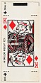 King of Diamonds, bakery card from the Playing Cards series (D98), issued by the Taylor Biscuit Company, Taylor Biscuit Company American, Commercial color lithograph
