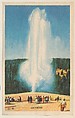 Geysers, bakery card from the Nature's Splendor series (D39-7), issued by Bell Bakeries, Inc., Bell Bakeries, Inc. American, Commercial color lithograph