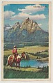 Grand Teton, bakery card from the Nature's Splendor series (D39-7), issued by Bell Bakeries, Inc., Bell Bakeries, Inc. American, Commercial color lithograph