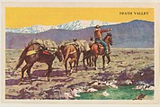 Death Valley, bakery card from the Nature's Splendor series (D39-7), issued by Bell Bakeries, Inc., Bell Bakeries, Inc. American, Commercial color lithograph