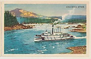 Columbia River, bakery card from the Nature's Splendor series (D39-7), issued by Bell Bakeries, Inc., Bell Bakeries, Inc. American, Commercial color lithograph