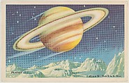 Planet, bakery card from the Speed Pictures series (D39-8), issued by Bell Bakeries, Inc., Bell Bakeries, Inc. American, Commercial color lithograph