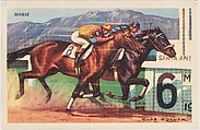 Horse, bakery card from the Speed Pictures series (D39-8), issued by Bell Bakeries, Inc., Bell Bakeries, Inc. American, Commercial color lithograph