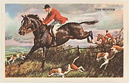 The Hunter, bakery card from the Horses series (D39-5), issued by the Gordon Bread Company, Gordon Bread Company  American, Commercial color lithograph