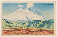 Mt. McKinley, bakery card from the Nature's Splendor series (D39-7), issued by the Gordon Bread Company, Gordon Bread Company  American, Commercial color lithograph