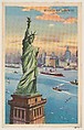 Statue of Liberty, bakery card from the Nature's Splendor series (D39-7), issued by the Gordon Bread Company, Gordon Bread Company  American, Commercial color lithograph
