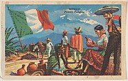 Mexico, Pottery Painting, bakery card from the Missions series (D38), issued by Bell Bakeries, Inc., Bell Bakeries, Inc.  American, Commercial color lithograph