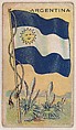 Argentina, bakery card from the Flags series (D34), issued by the Ward-Mackey Company, Ward-Mackey Company  American, Commercial color lithograph