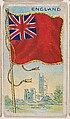England, bakery card from the Flags series (D34), issued by the Ward-Mackey Company, Ward-Mackey Company  American, Commercial color lithograph