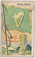 Ireland, bakery card from the Flags series (D34), issued by the Ward-Mackey Company, Ward-Mackey Company American, Commercial color lithograph