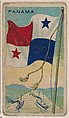 Panama, bakery card from the Flags series (D34), issued by the Ward-Mackey Company, Ward-Mackey Company American, Commercial color lithograph