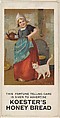 November Birthday Horoscope, bakery card from the Horoscope Cards series (D43), issued by the E. H. Koester Baking Company, E. H. Koester Baking Company, Baltimore American, Commercial color lithograph