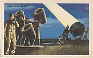 Army Searchlight, bakery card from the National Defense series (D59), issued by Bell Bakeries, Inc., Bell Bakeries, Inc. American, Commercial color lithograph