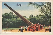 16-inch Gun, bakery card from the National Defense series (D59), issued by Bell Bakeries, Inc., Bell Bakeries, Inc. American, Commercial color lithograph