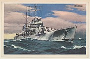 Cruiser, bakery card from the National Defense series (D59), issued by Bell Bakeries, Inc., Bell Bakeries, Inc. American, Commercial color lithograph