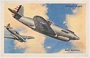 Pursuit Plane, bakery card from the National Defense series (D59), issued by Bell Bakeries, Inc., Bell Bakeries, Inc. American, Commercial color lithograph