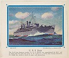 No. 29, U. S. S. Dixie, collector card from the Our Navy series (D62), issued by the Kelley Baking Company, Kelley Baking Company American, Commercial color lithograph