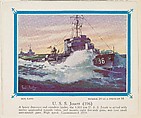 No. 24, U. S. S. Jouett (396), collector card from the Our Navy series (D62), issued by the Kelley Baking Company, Kelley Baking Company American, Commercial color lithograph