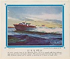 No. 9, U. S. S. PT-10, collector card from the Our Navy series (D62), issued by the Kelley Baking Company, Kelley Baking Company American, Commercial color lithograph