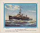 No. 32, U. S. S. Raven, collector card from the Our Navy series (D62), issued by the Kelley Baking Company, Kelley Baking Company American, Commercial color lithograph