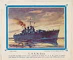 No. 13, U. S. S. St. Louis, collector card from the Our Navy series (D62), issued by the Kelley Baking Company, Kelley Baking Company American, Commercial color lithograph