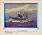 No. 17, U. S. S. Tuscaloosa, collector card from the Our Navy series (D62), issued by the Kelley Baking Company, Kelley Baking Company American, Commercial color lithograph