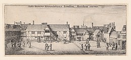 Arundel House from the South, Wenceslaus Hollar  Bohemian, Etching, only state