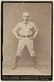 Abner Frank Dalrymple, Left Field, Pittsburgh, from the series Old Judge Cigarettes, Goodwin & Company, Albumen print photograph, cabinet card