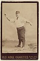 Henderson, Pitcher, Pittsburgh, from the series Old Judge Cigarettes, Goodwin & Company, Albumen print photograph, cabinet card