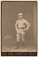 Miller, Catcher, Pittsburgh, from the series Old Judge Cigarettes, Goodwin & Company, Albumen print photograph, cabinet card