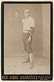O'Day, Pitcher, Washington, from the series Old Judge Cigarettes, Goodwin & Company, Albumen print photograph, cabinet card