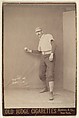Whitney, Pitcher, Washington, from the series Old Judge Cigarettes, Goodwin & Company, Albumen print photograph, cabinet card