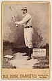 A. Latham, 3rd Base, St. Louis Browns, from the series Old Judge Cigarettes, Goodwin & Company, Albumen print photograph, cabinet card