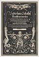 Trade card for Ladislas Lukassy Kunstfeuerwerker, Joseph Franz Kaiser German, Lithograph