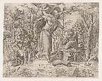 Abraham Sacrificing Isaac, Jean Mignon French, Etching