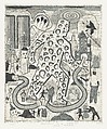 Monument to a Standing New Yorker, Tony Fitzpatrick  American, Etching and aquatint