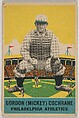 Gordon (Mickey) Cochrane, Philadelphia Athletics, DeLong Gum Company, Boston, Massachusetts  American, Commercial color lithograph