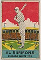 Al Simmons, Chicago White Sox, DeLong Gum Company, Boston, Massachusetts  American, Commercial color lithograph