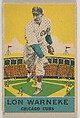 Lon Warneke, Chicago Cubs, DeLong Gum Company, Boston, Massachusetts  American, Commercial color lithograph